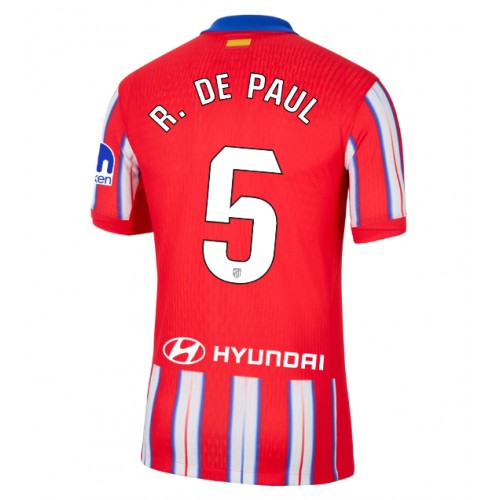 Dres Atletico Madrid Rodrigo De Paul #5 Domaci 2024-25 Kratak Rukav